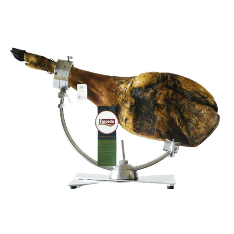 50% Iberico de Campo Shoulder Ham - green label on stand