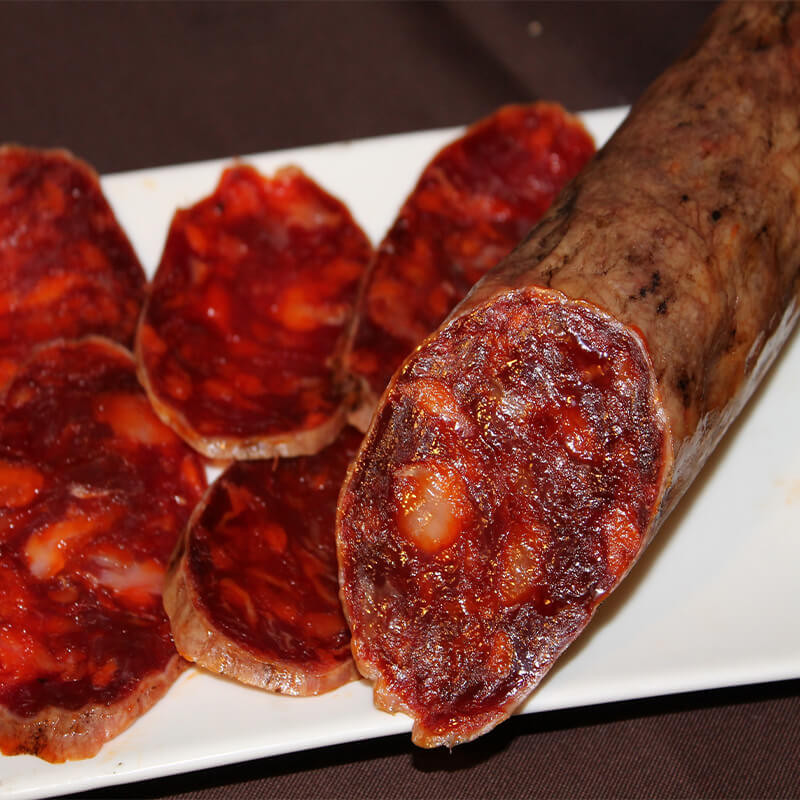 Whole Acorn-fed Iberico Chorizo Cular cut
