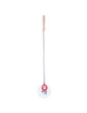 Stainless Steel Long Wooden Handle Paella Spoon