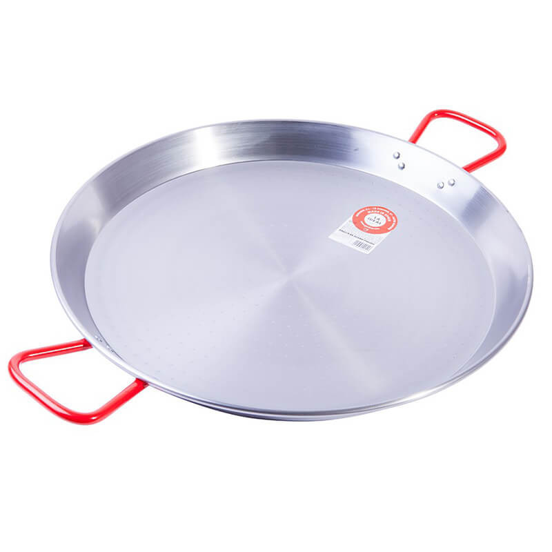 Polished Steel Paella Pan for 2 -3 people ⌀ 28 cm