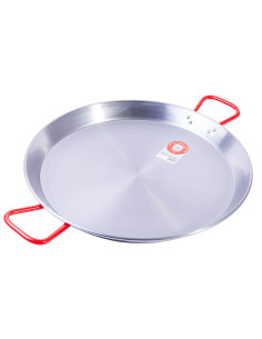 Polished Steel Paella Pan ⌀ 70 cm, for 30 people