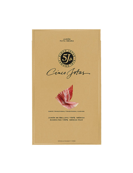 Sliced Cinco Jotas Acorn-fed 100% Iberico Ham, 70g
