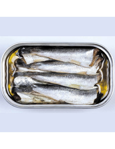 Spanish Sardinilllas in Olive Oil