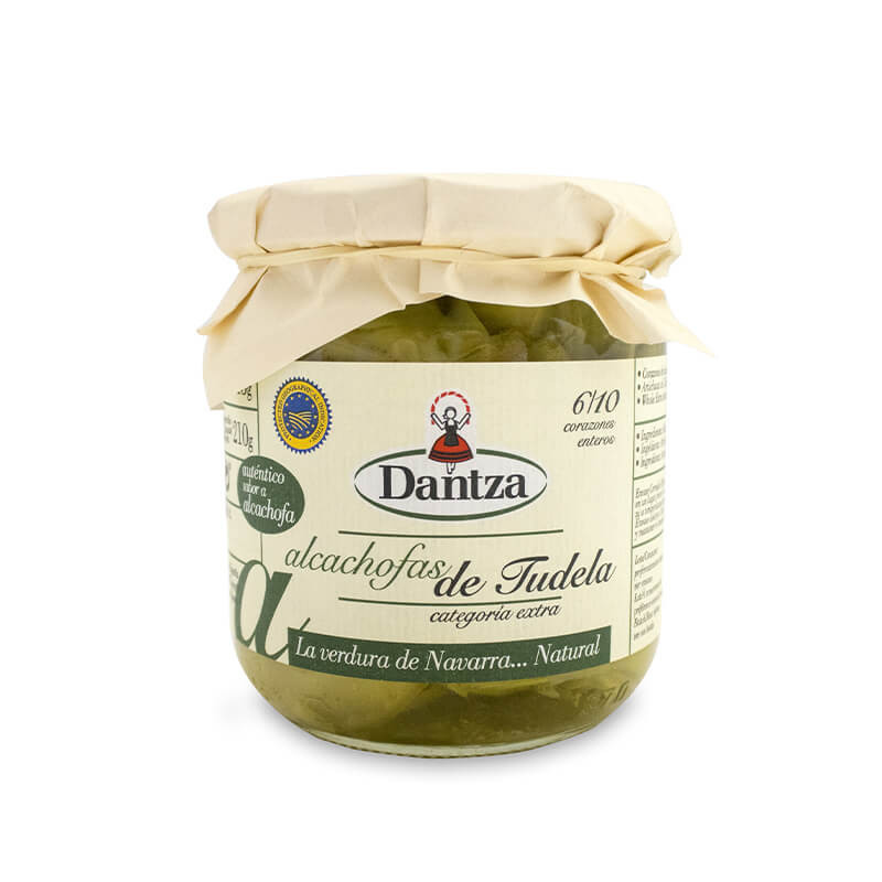 Artichoke hearts, 6-10 hearts, PGI Tudela, 415g Jar