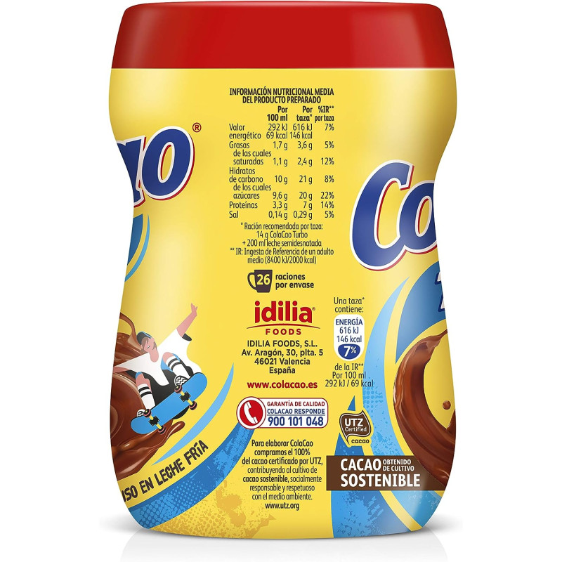 Cola Cao Turbo, side