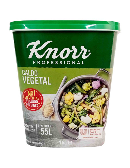 Knorr Vegetable Stock Powder, 1kg, plastic tub
