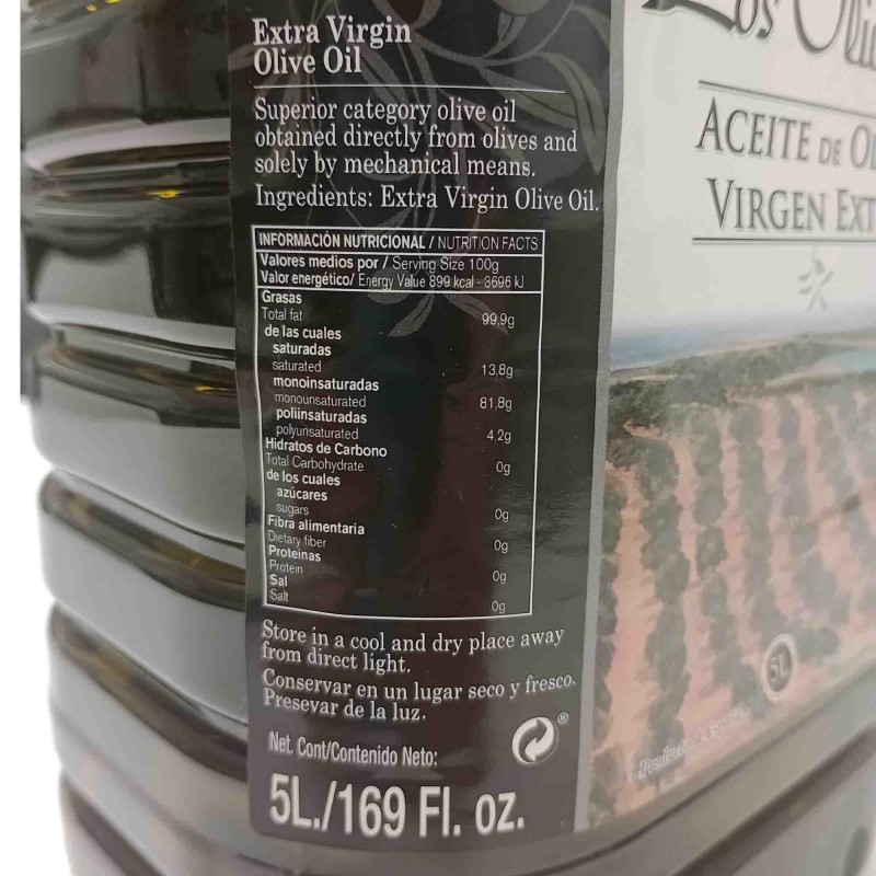 Los Olivillos Extra Virgin Olive Oil - 5L PET