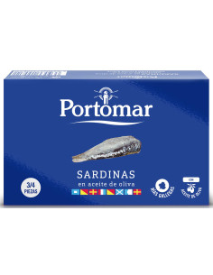 Sardines in Olive Oil, 115g 3/4 size