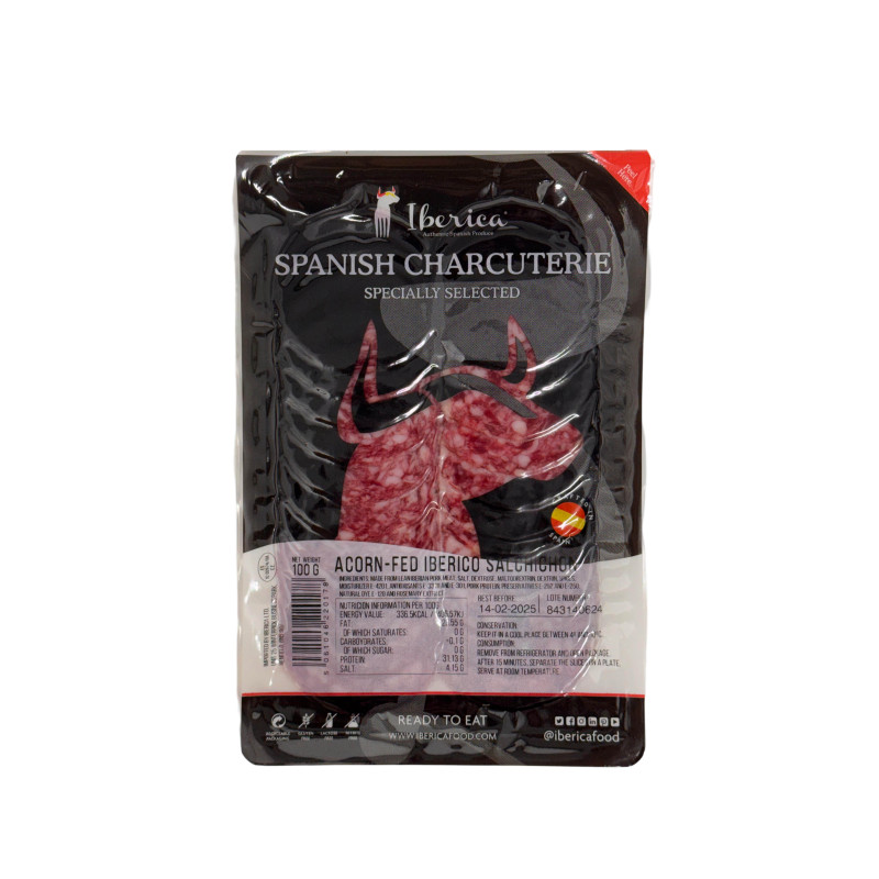 Iberica Food Sliced Iberico Bellota Salchichon