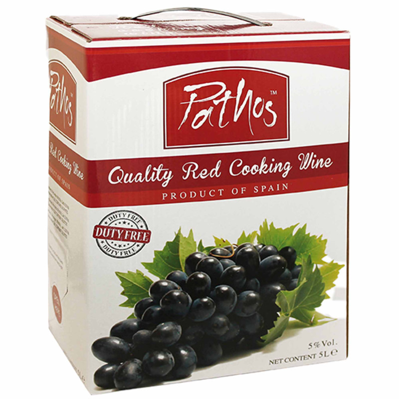 Pathos RED cooking Wine, 5L - 1.2%