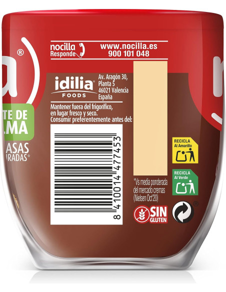 Nocilla, hazelnut and chocolate spread, 180g