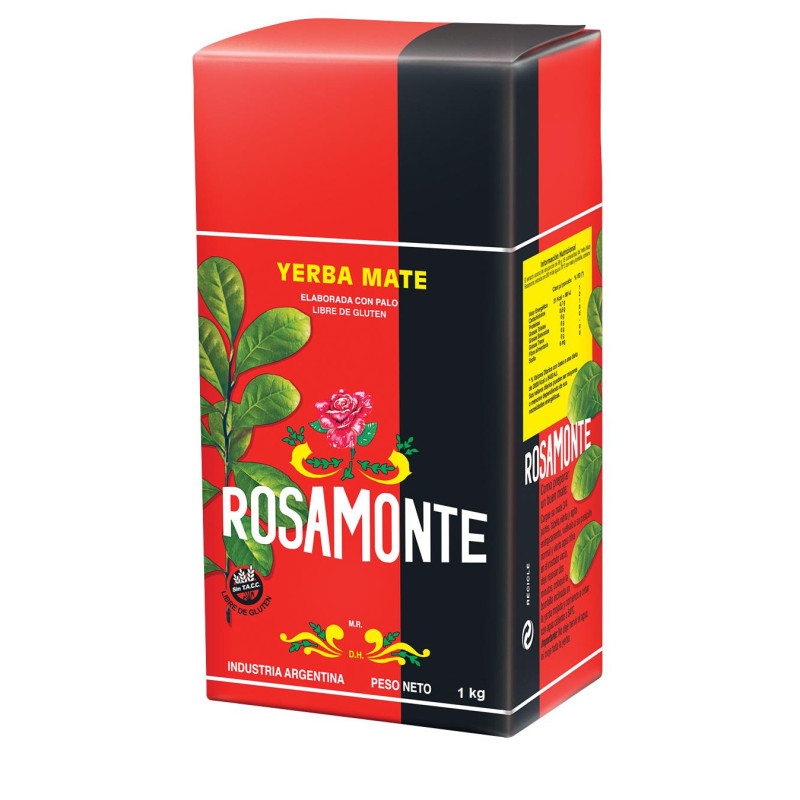 Yerba Mate, Rosamonte, Loose Leaf Tea With Stem, 1kg