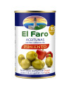 Green Manzanilla Olives Filled with Roasted Red Pepper