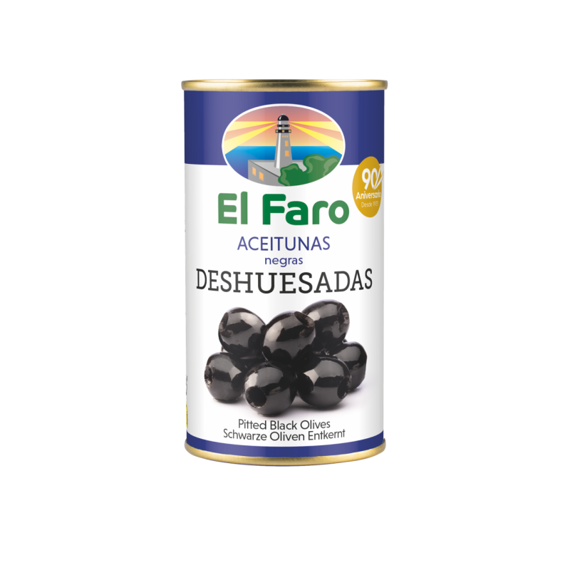 Pitted Black Manzanilla Olives, 350g