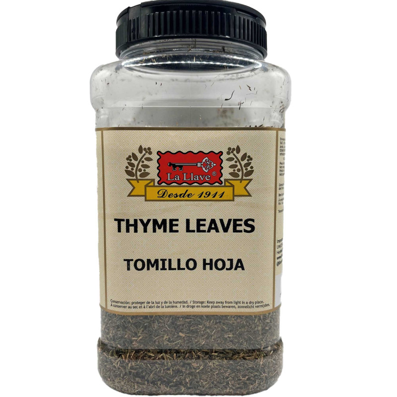 Thyme leaves for cooking dried thyme plastic tub