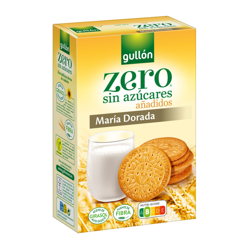 Gullón Zero María Dorada Classic Spanish Biscuits Sugar Free - 400g