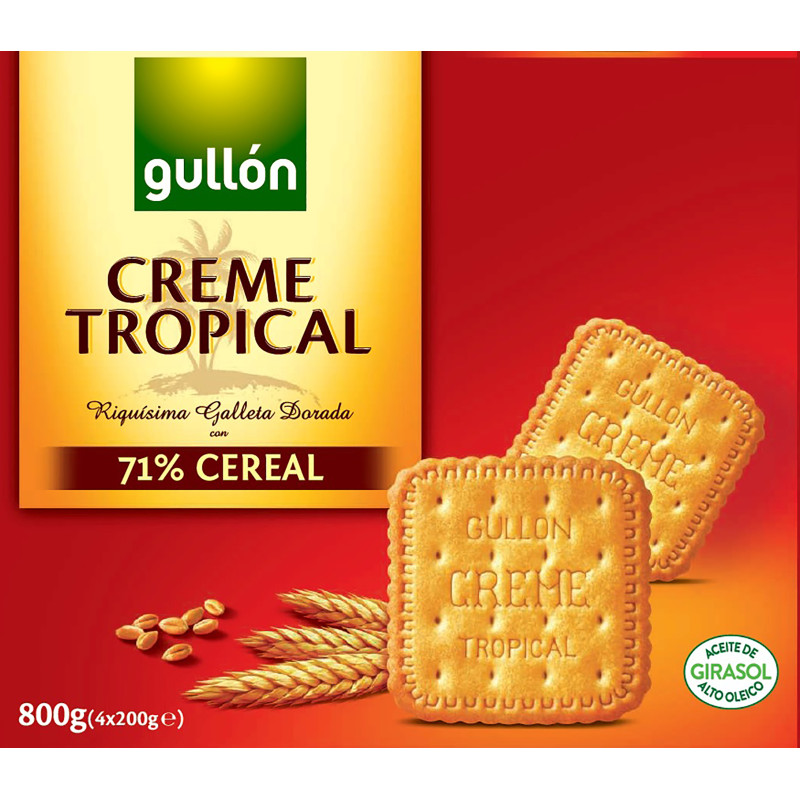 Gullon - Creme Tropical Biscuit, 800g