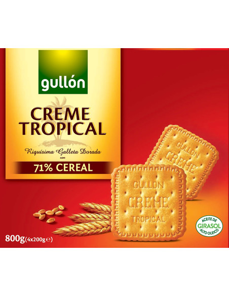 Gullon - Creme Tropical Biscuit, 800g