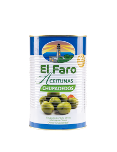 Green Marinated Olives, Chupadedos, 2500g
