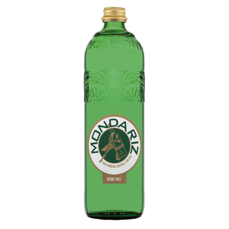Agua Mondariz Sparkling, Glass Bottle, 750ml