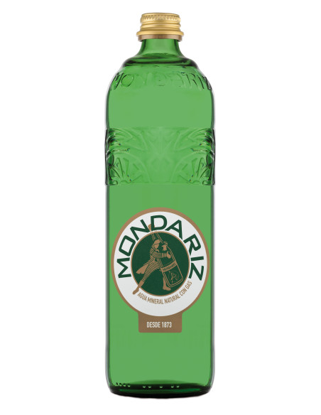 Agua Mondariz Sparkling, Glass Bottle, 750ml