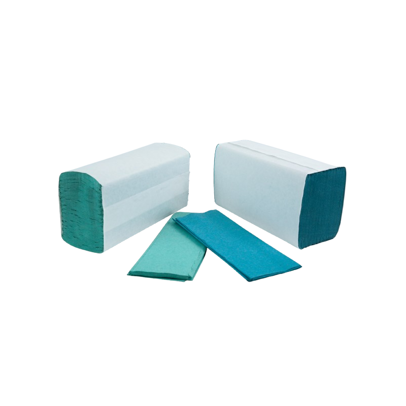 Blue C-Fold Paper Hand Towels