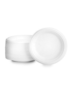 Bagasse White Plates 7 - 500 Units
