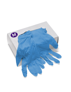 Medium - Vinyl Gloves Blue Powder-Free