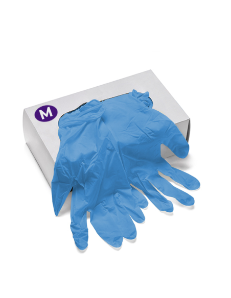 Medium - Vinyl Gloves Blue Powder-Free