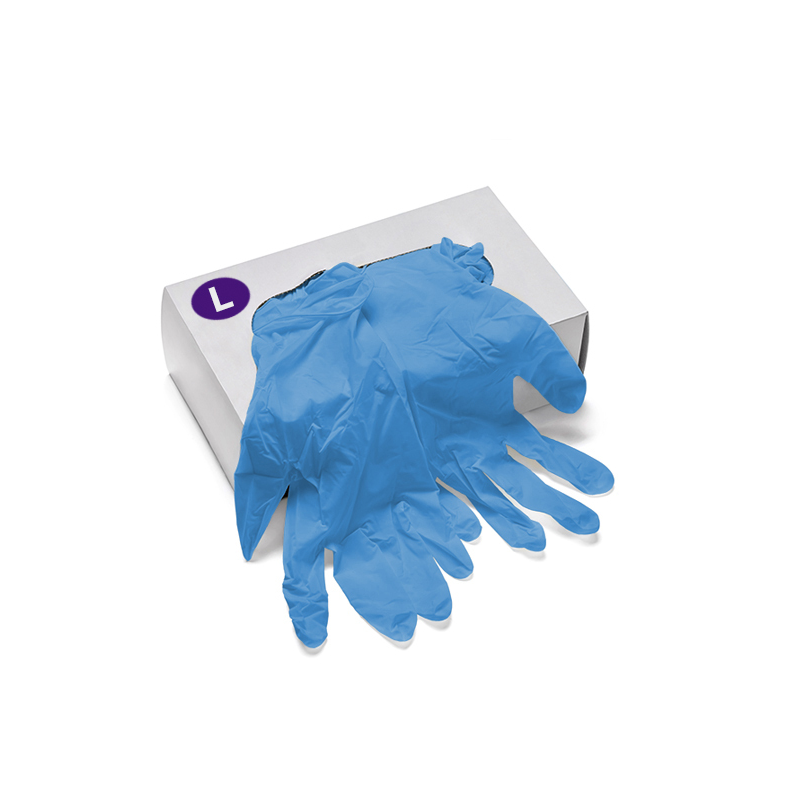 LARGE - Vinyl Gloves Blue Powder-Free
