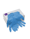 LARGE - Vinyl Gloves Blue Powder-Free