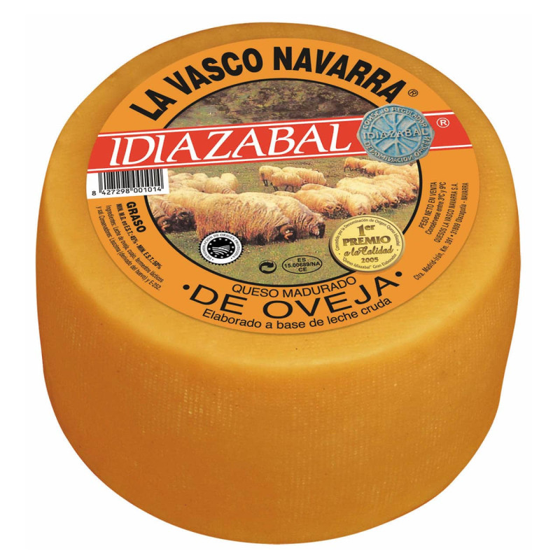 Idiazabal PDO Smoked Sheep’s Cheese 1kg