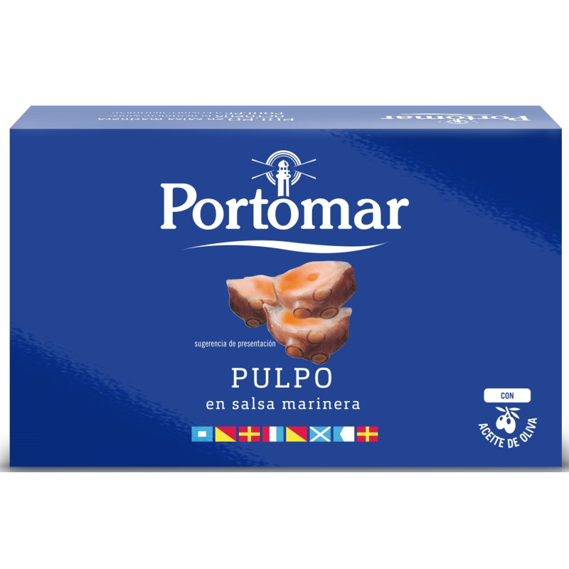 Preserved Seafood Octopus in Marinara Sauce - Easy Open Tin 110g
