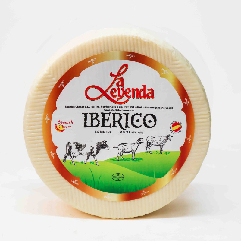 Iberico Semi-Soft Cheese Wheel | ±3KG | (Price per KG)
