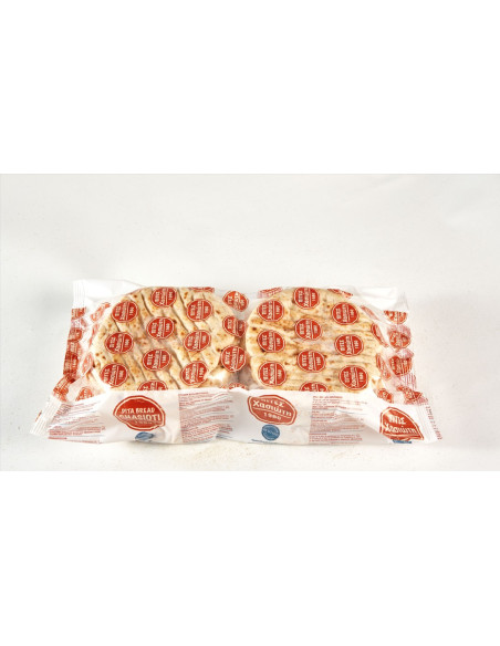 Greek Wheat Pitta Bread with Sunflower Oil 18cm, 20 pieces
