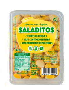Saladitos Altramuces Spanish Lupin Beans Tray, 250g