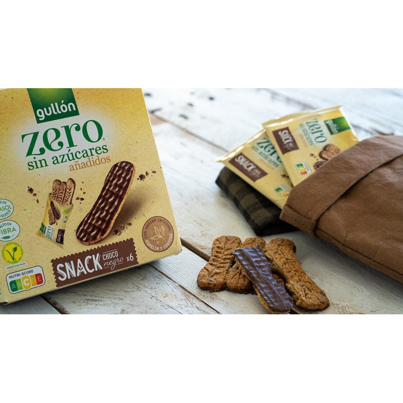 Sugar Free Dark chocolate Cereal Bar with Sweetner, Gullon, 150g