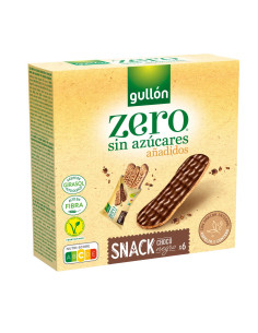 Gullon - Dark chocolate Covered Cereal Bar with Sweetner, Sugar Free, 150g