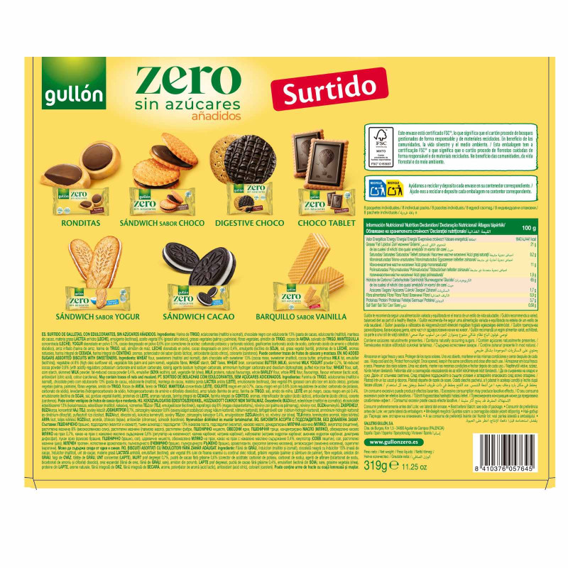 Gullon - Sugar Free Chocolate...